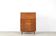 Bureau/armoire vintage en teck de style danois Jentique du milieu du sigle
