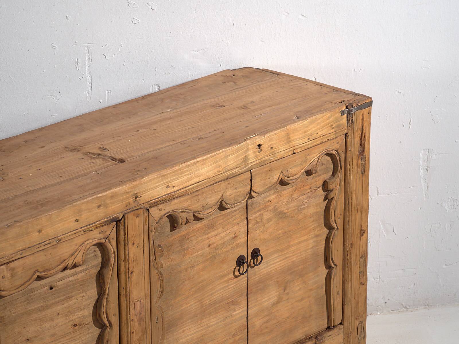 Antique Chinese four-door sideboard (c.1900) #12