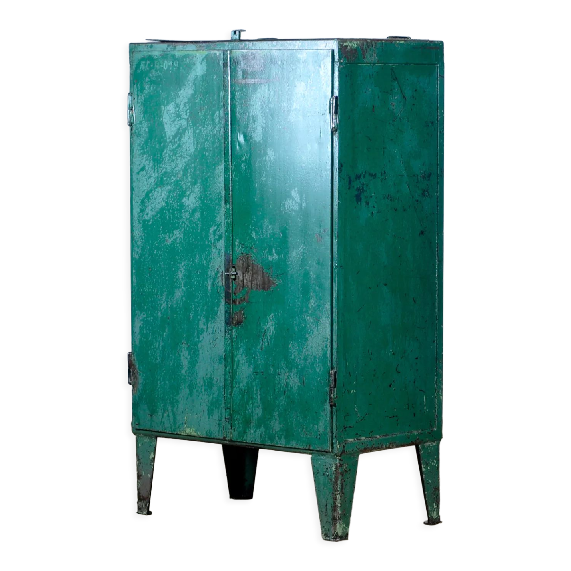 Industrial Iron Cabinet, 1960s