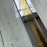 Table basse chrome laiton Romeo Rega