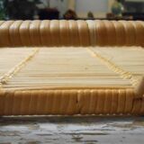 Vintage rattan tray