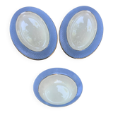 🩵 Set of 3 antique L'Amandinoise dishes 🩵