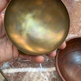 Bird box (wood and brass)