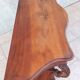 Large console from the Napoleonic III era in walnut and walnut burl.