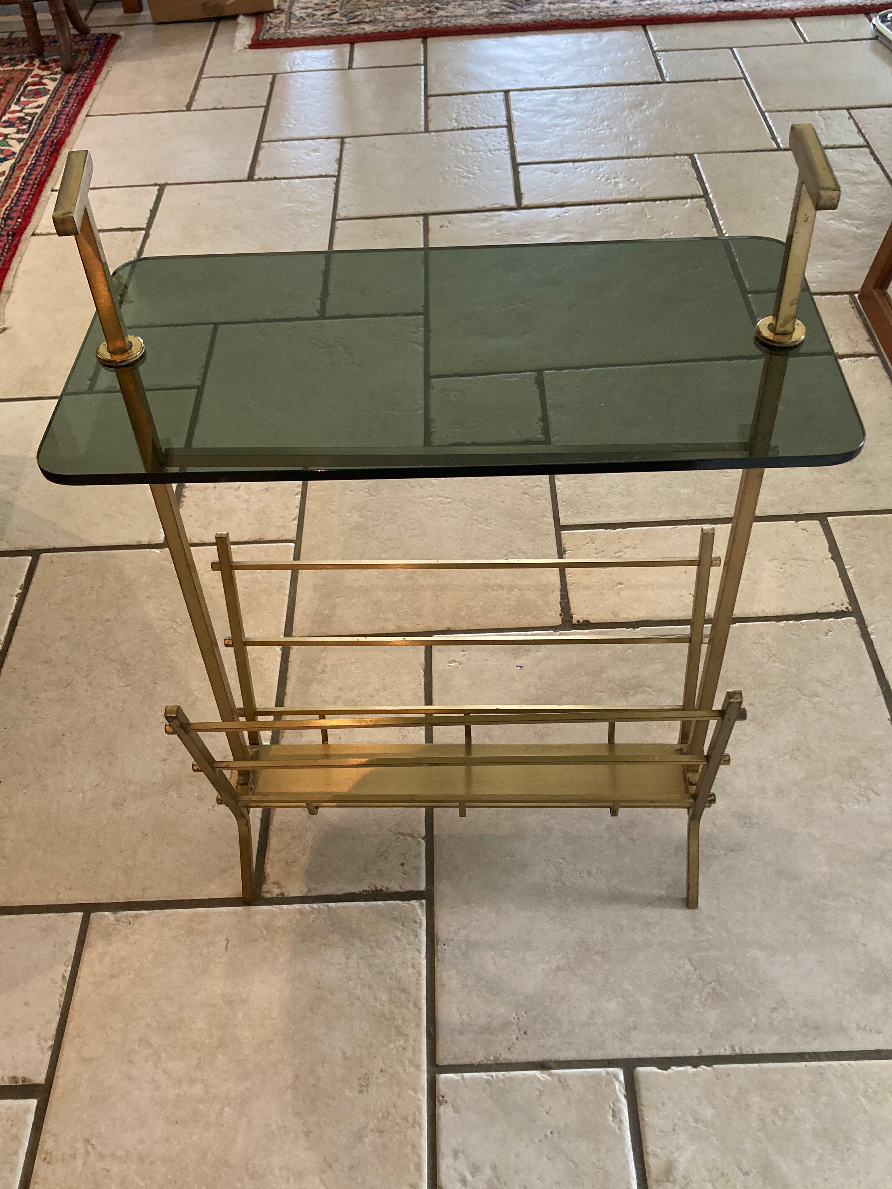 Brass art deco magazines