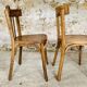 Pair of bistro chairs #43 by Baumann, circa 40/50