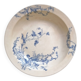 Plat creux terre de fer Jules Vieillard 19ème s