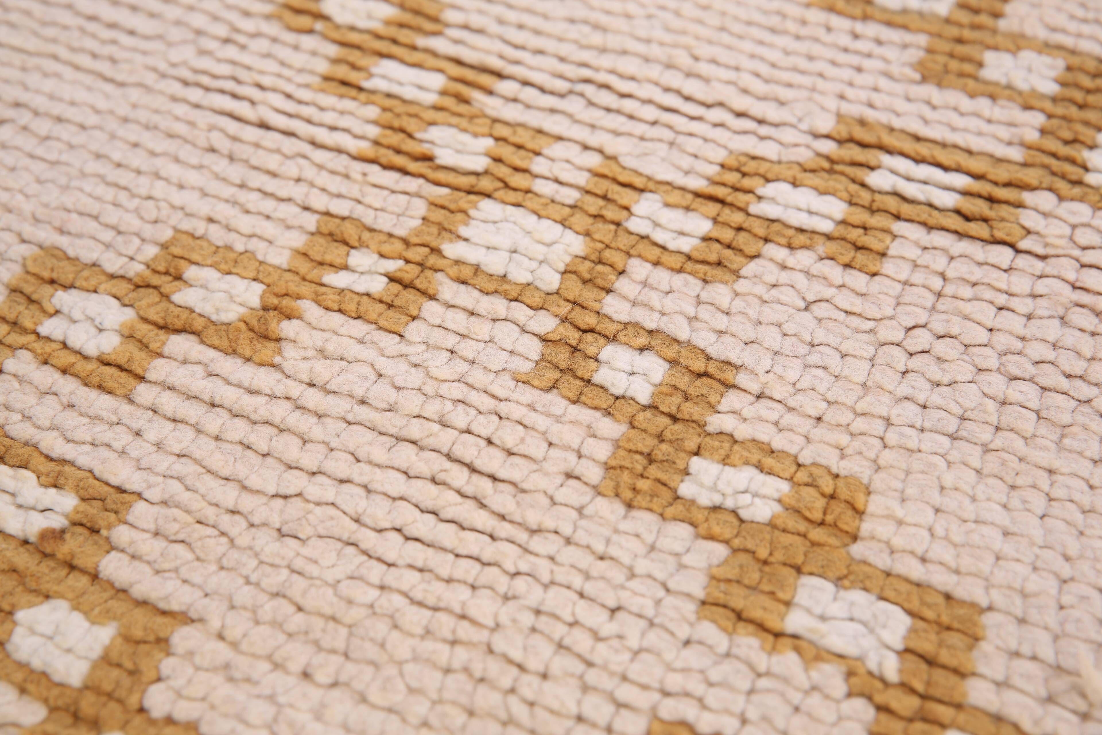 Beige Vintage Moroccan Rug 178 x 286 cm - Berber Wool Rug - Handmade Rug