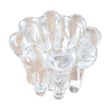 Bougeoir en verre épais photophore