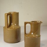 TWO STONEWARE jugs from Brenne