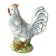 Salière coq en opaline