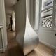 Monumental sculptural vase in aluminium – Italian design – De Castelli
