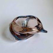 Ashtray Skrdlovice Art Glass, Czech 1960s