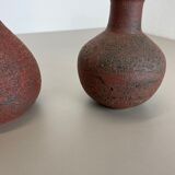 Set of 2 Studio Pottery Sculptural Objects Gerhard Liebenthron, Germany, 1970s