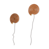 Rattan Sea Snail Design Wall Lamp