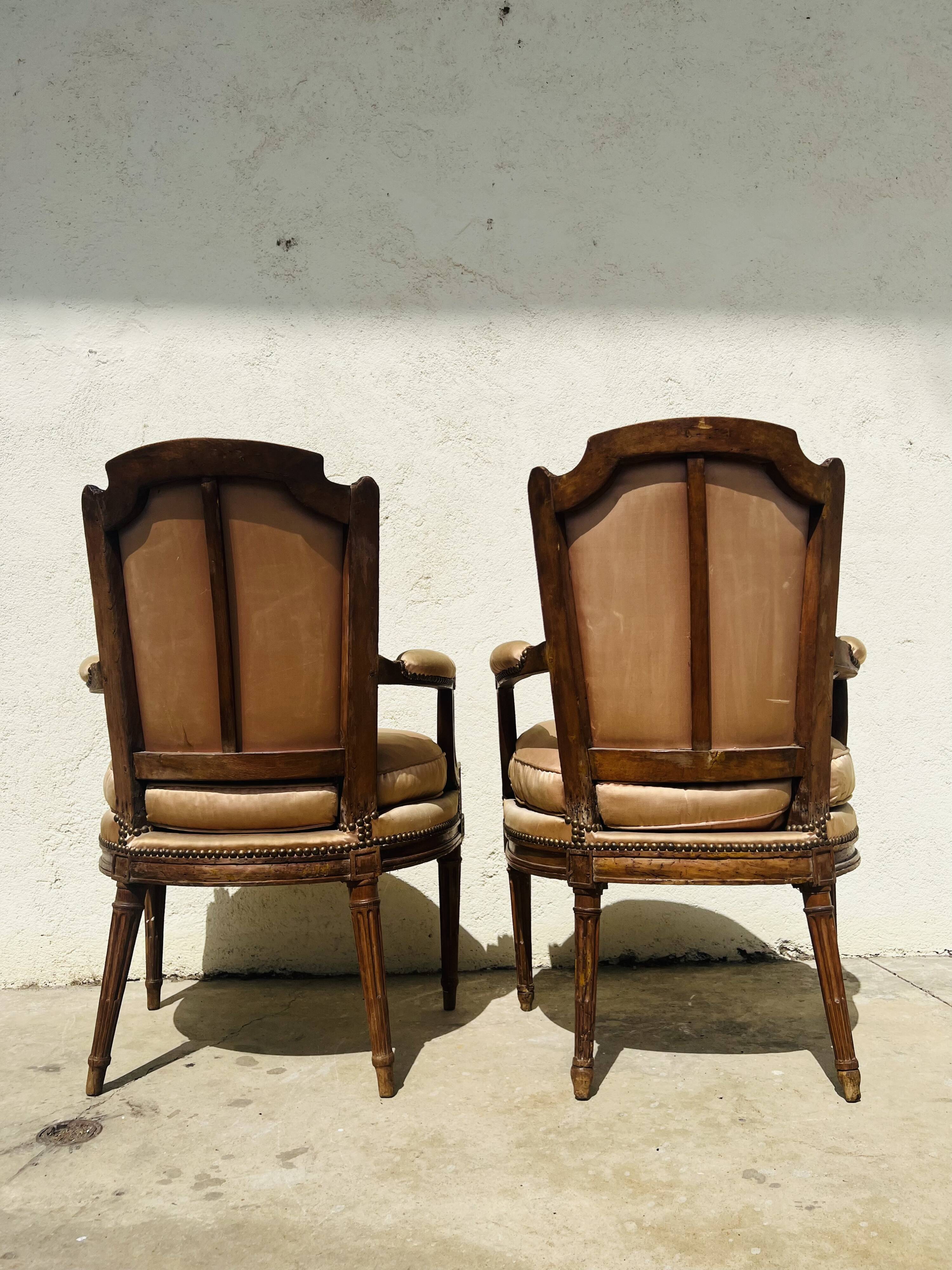 Pair of armchairs 18th
