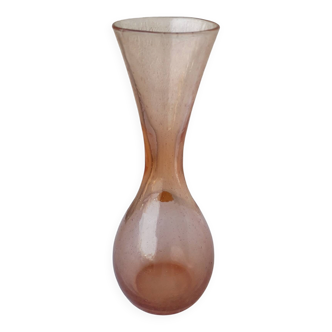 Bubble glass vase