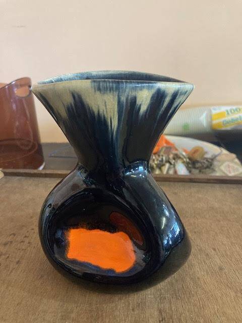 Varnished terracotta vase