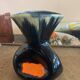 Varnished terracotta vase