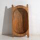 Antique solid wood wabi-sabi bowl (c.1900) #9
