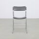4x Dining Chair in Perforated Metal by Arrben Italy, 1980s