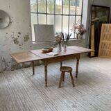 Walnut farmhouse table + extensions
