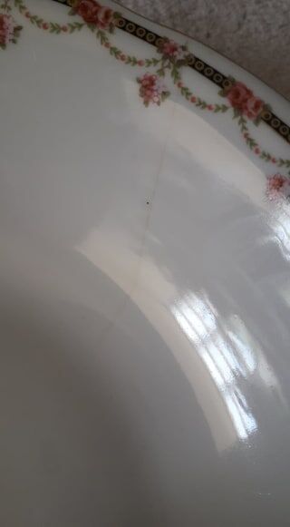 Saladier Porcelaine de luxe de la compagnie nationale | Selency