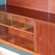 Vintage Scandinavian teak wall unit