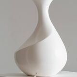 GALIBERT WHITE CERAMIC LAMP, 1960s