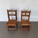 2 Brutalist rope chairs mid 1900s