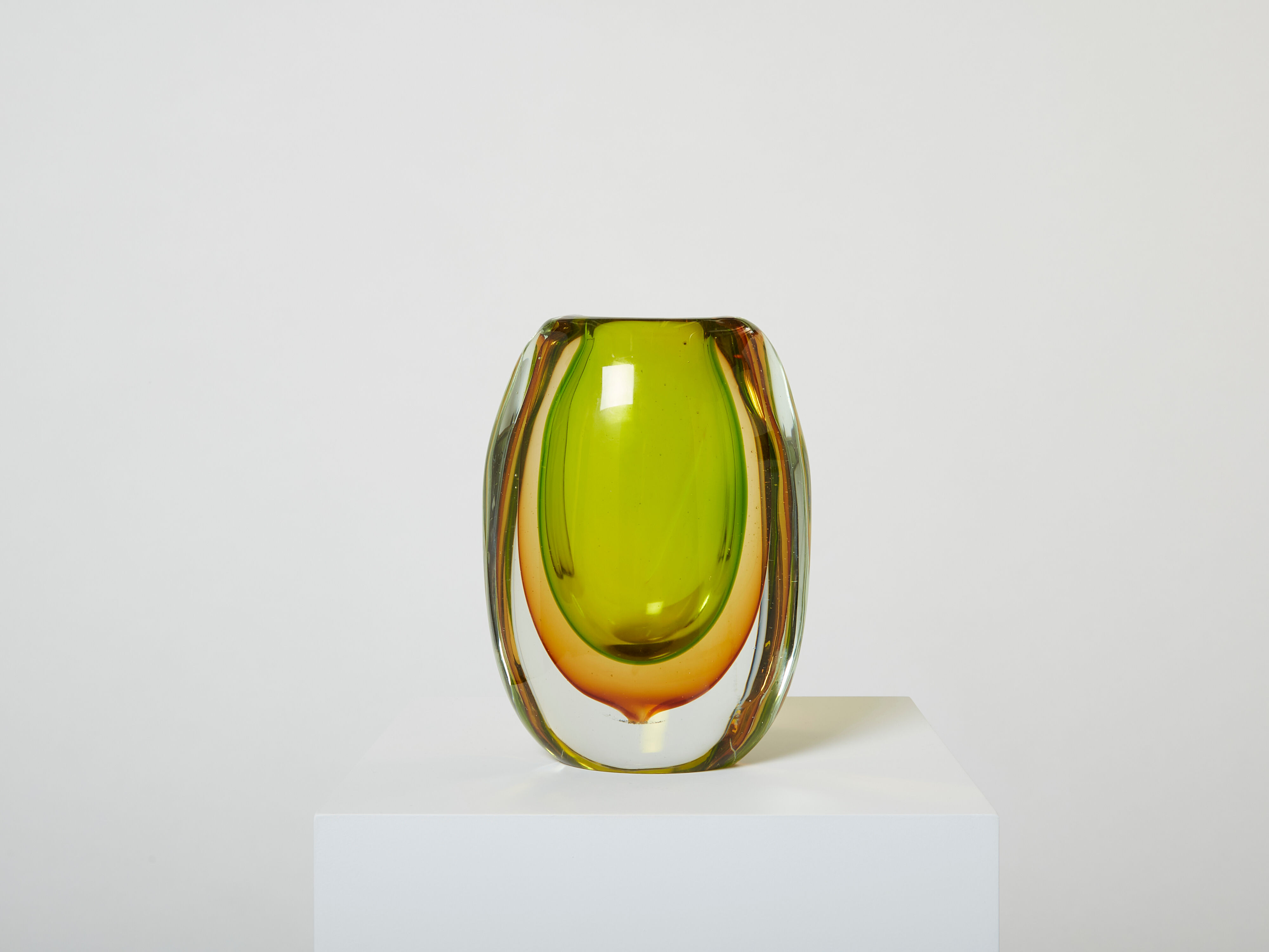Sommerso vase by Flavio Poli for Seguso around 1960