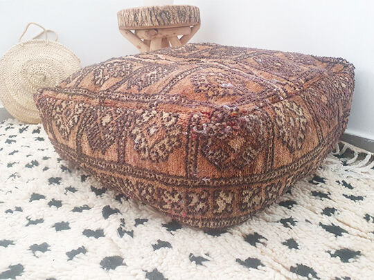 Moroccan pouf 60x60x20cm