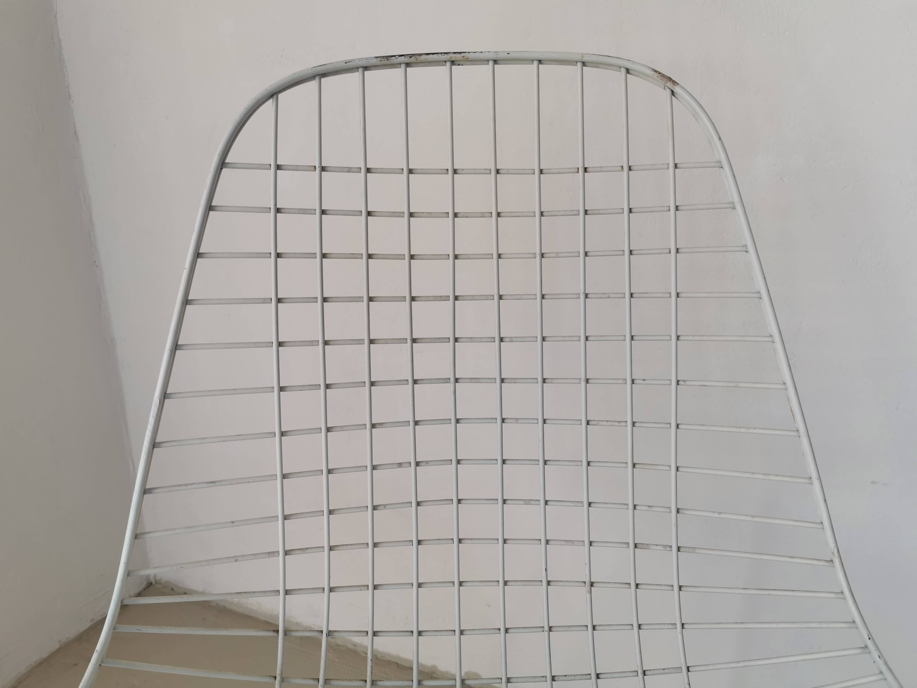 Eames DKX wire chair for Herman Miller
