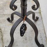 Candelabra floor lamp wrought iron candlestick