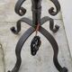 Candelabra floor lamp wrought iron candlestick