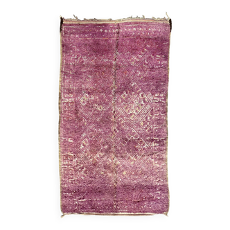 Moroccan rug Beni M'Guild purple - 325 x 183 cm