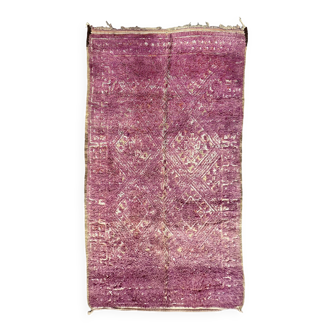 Tapis Marocain Beni M'Guild violet - 325 x 183 cm
