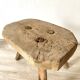 Brutalist tripod farm stool