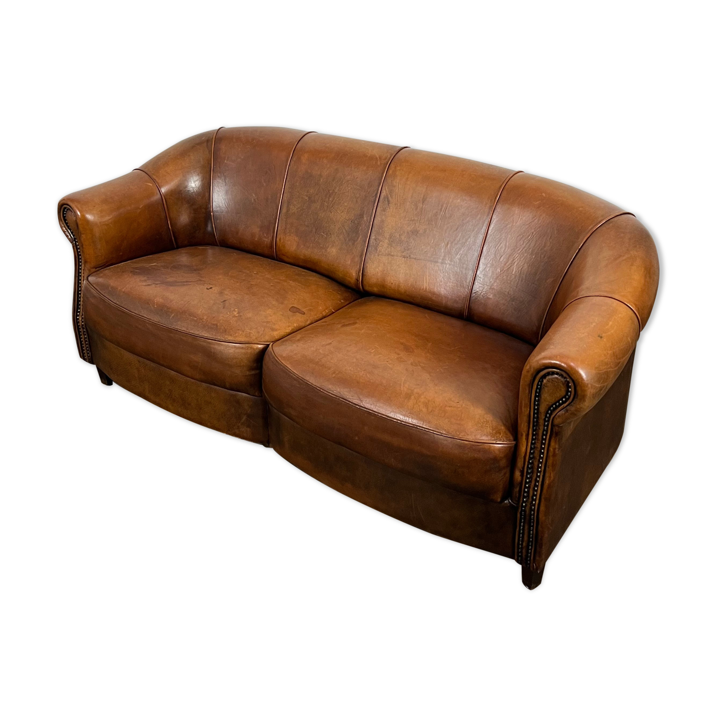 Sheep leather sofa