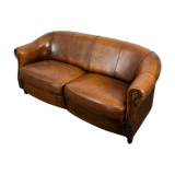Sheep leather sofa
