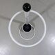 Umbrella stand in white & black by D-TEK 1980’s