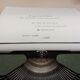 M.j. rooy portable typewriter - made in france 50s