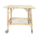Table roulante en rotin 1950 vintage