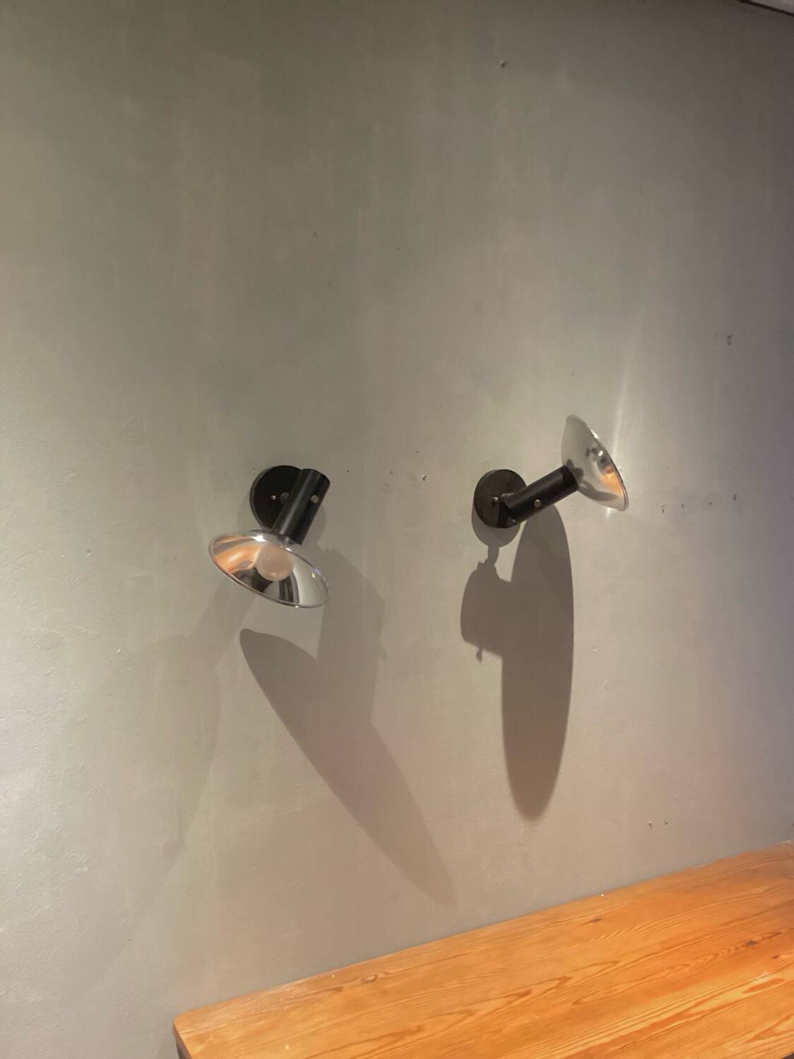 2 fantastisic design vintage wall lamps Spotlight