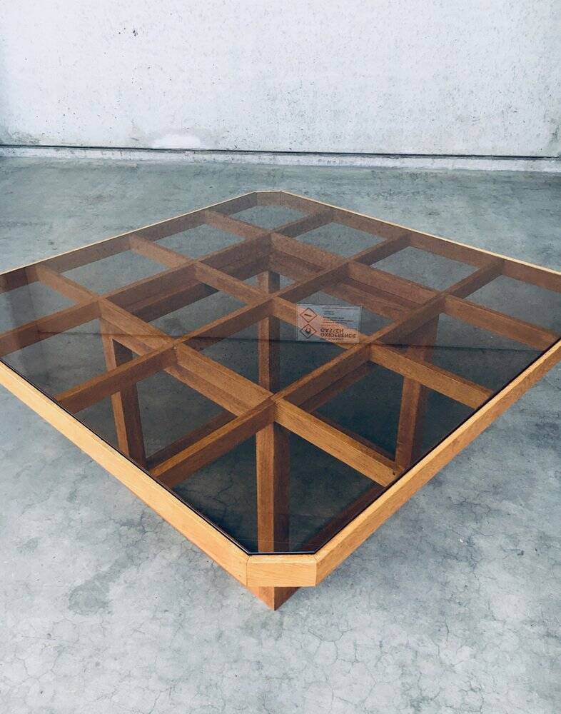 Postmodern Octagonal Square Dining Table, 1980s