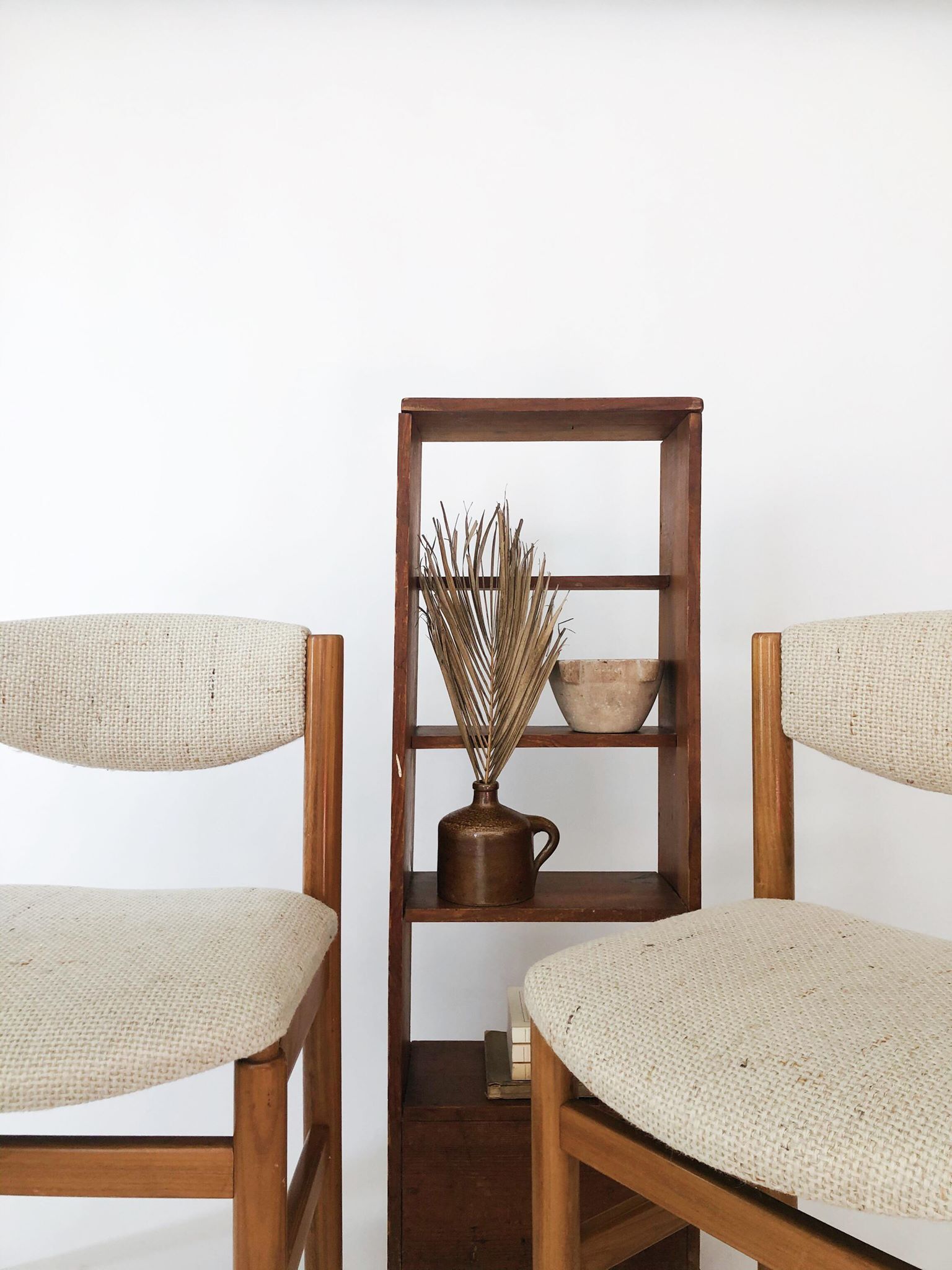 Paire chaises scandinaves en teck