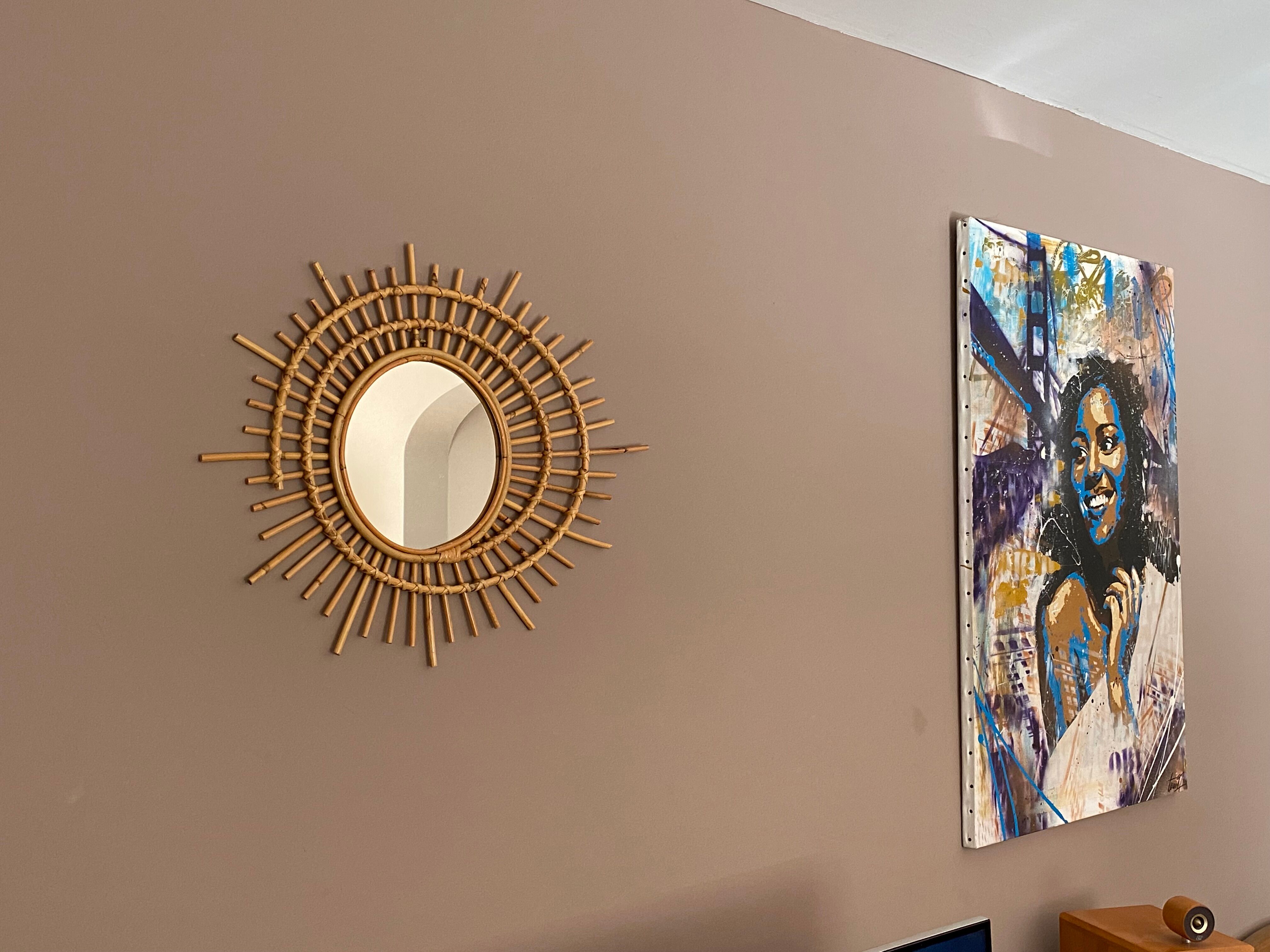 Ortf sun mirror. 75x65cm. 1960.