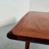 Scandinavian coffee table in Grete Jalk teak for Glostrup, Denmark 60s