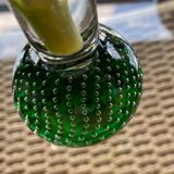 Soliflore vase on sulphide ball base