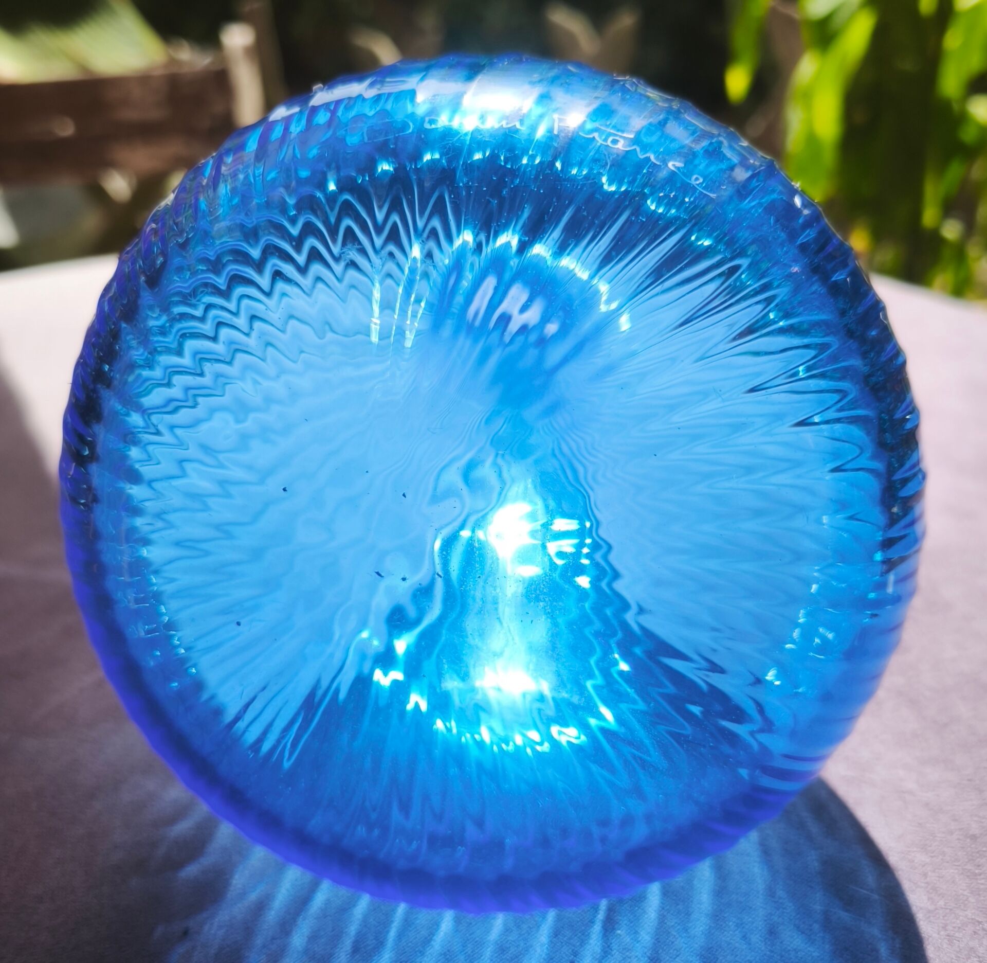 Vase berluze bleu daum